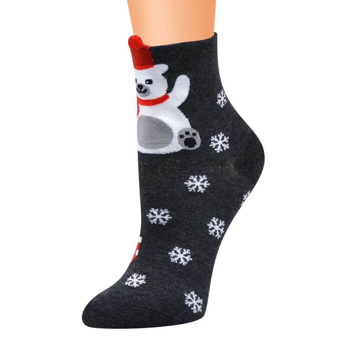 5x Kerstsokken Set