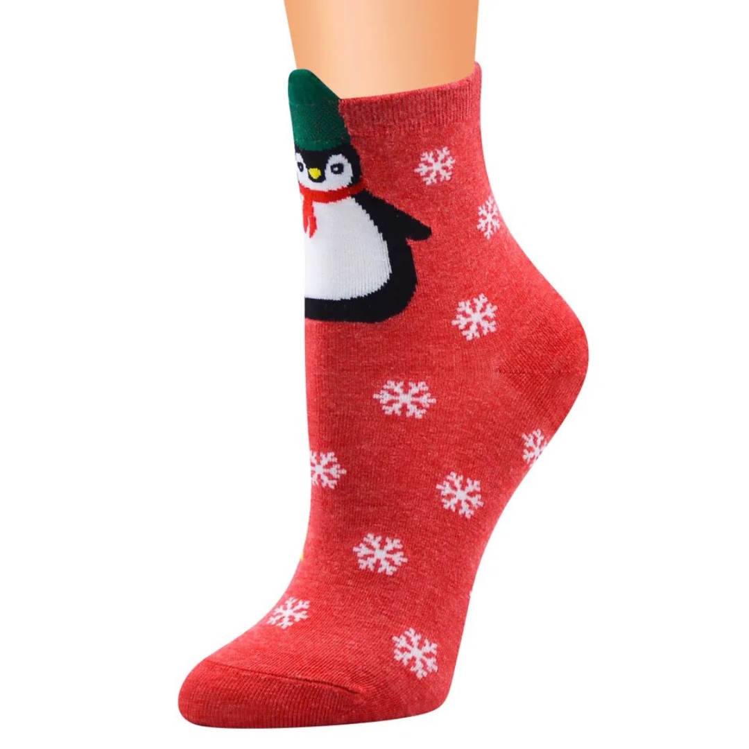 5x Kerstsokken Set