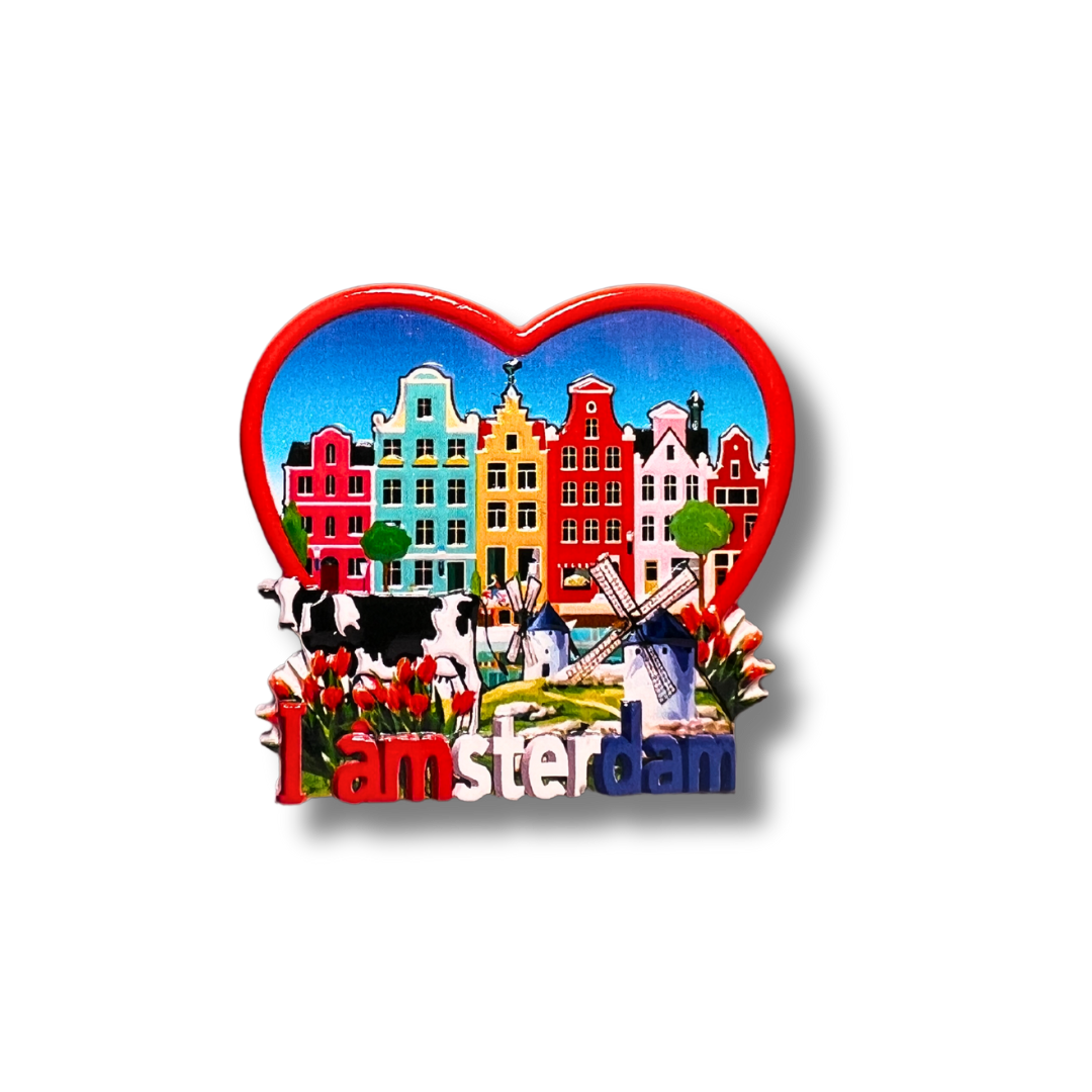 holland magneten magneet koelkastmagneet amsterdam delfts blauw molen tulp koe typisch hollands souvenir holland souvenir nederland amsterdam rotterdam kussend paar delftsblauw kado cadeau idee kado voor toerist klompen oranje klomp grachten fiets brug