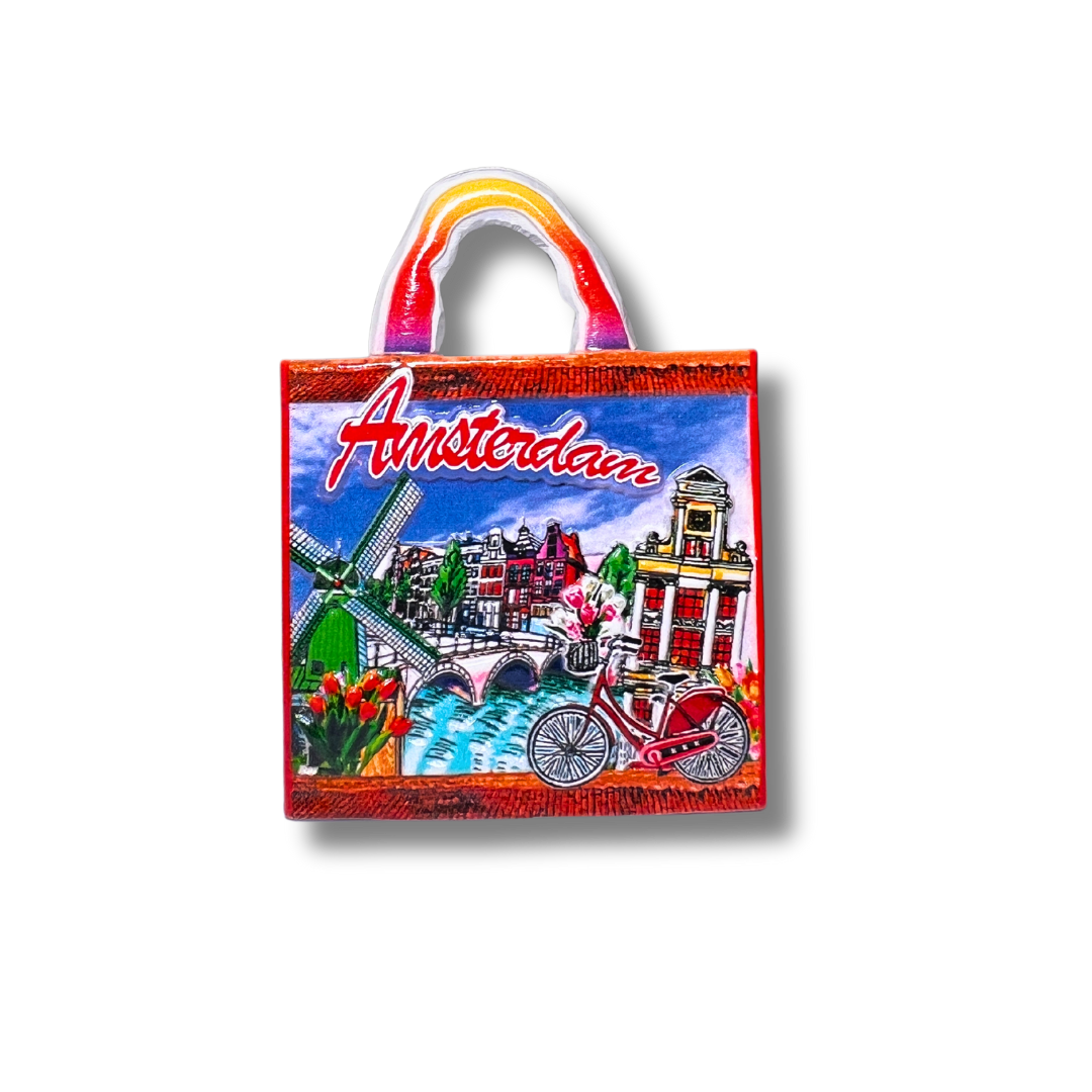 holland magneten magneet koelkastmagneet amsterdam delfts blauw molen tulp koe typisch hollands souvenir holland souvenir nederland amsterdam rotterdam kussend paar delftsblauw kado cadeau idee kado voor toerist klompen oranje klomp grachten fiets brug