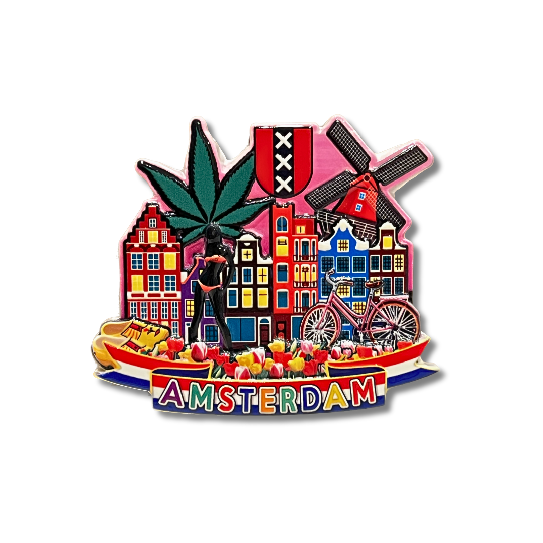 Magneet Amsterdam Grachten