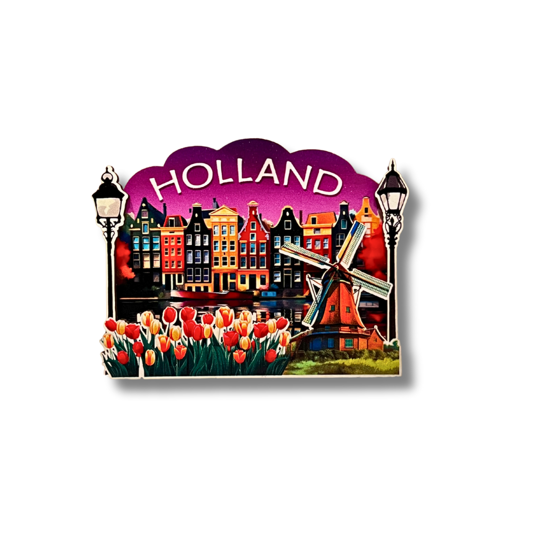 Magneet Amsterdam Holland Grachten
