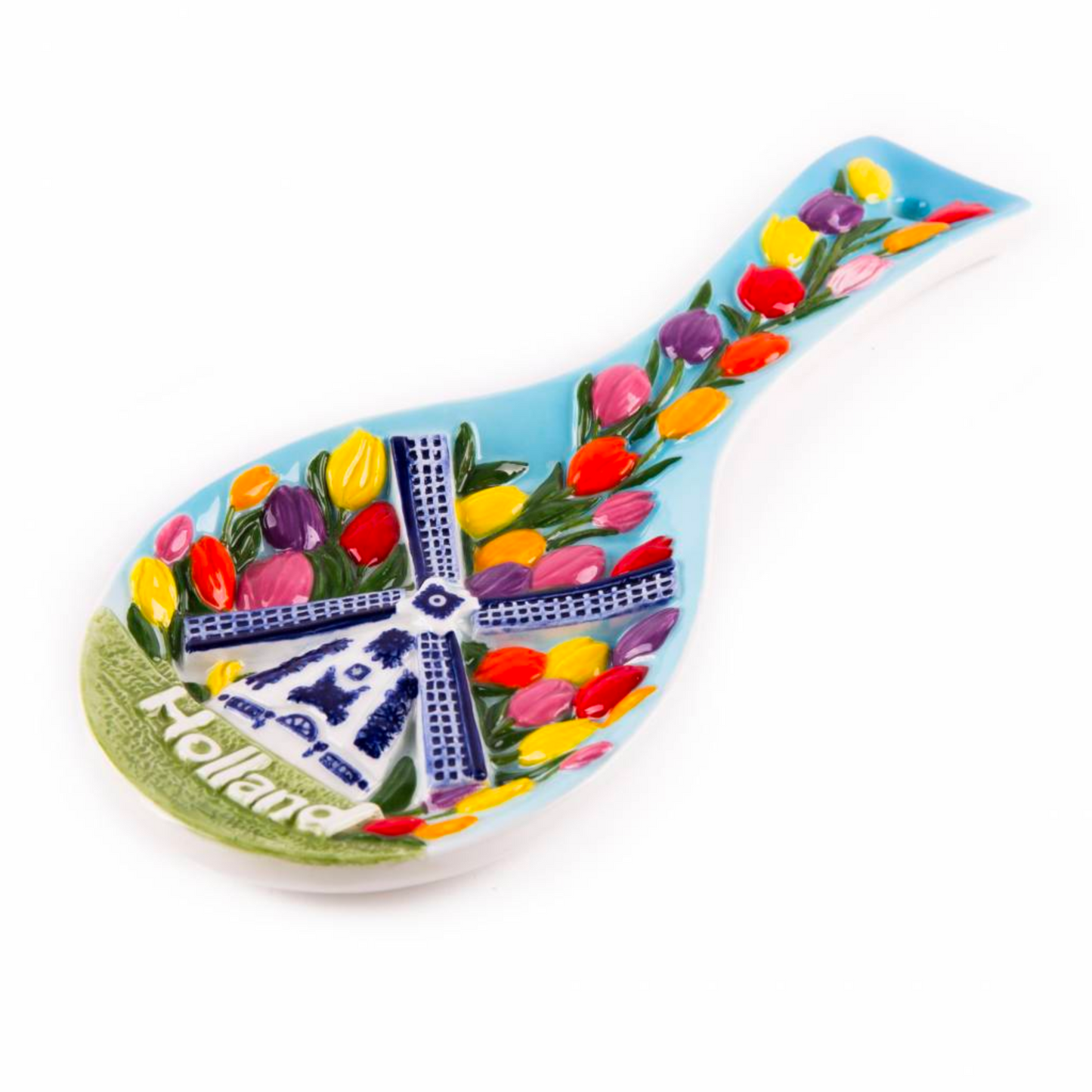 Deze lepelhouder is een geweldige en praktische toevoeging aan je keuken. Het is gemaakt van duurzaam keramiek, waardoor het perfect is voor restaurants, bistro's en meer. Het souvenircadeau kan zowel binnen als buiten gebruikt worden. molen