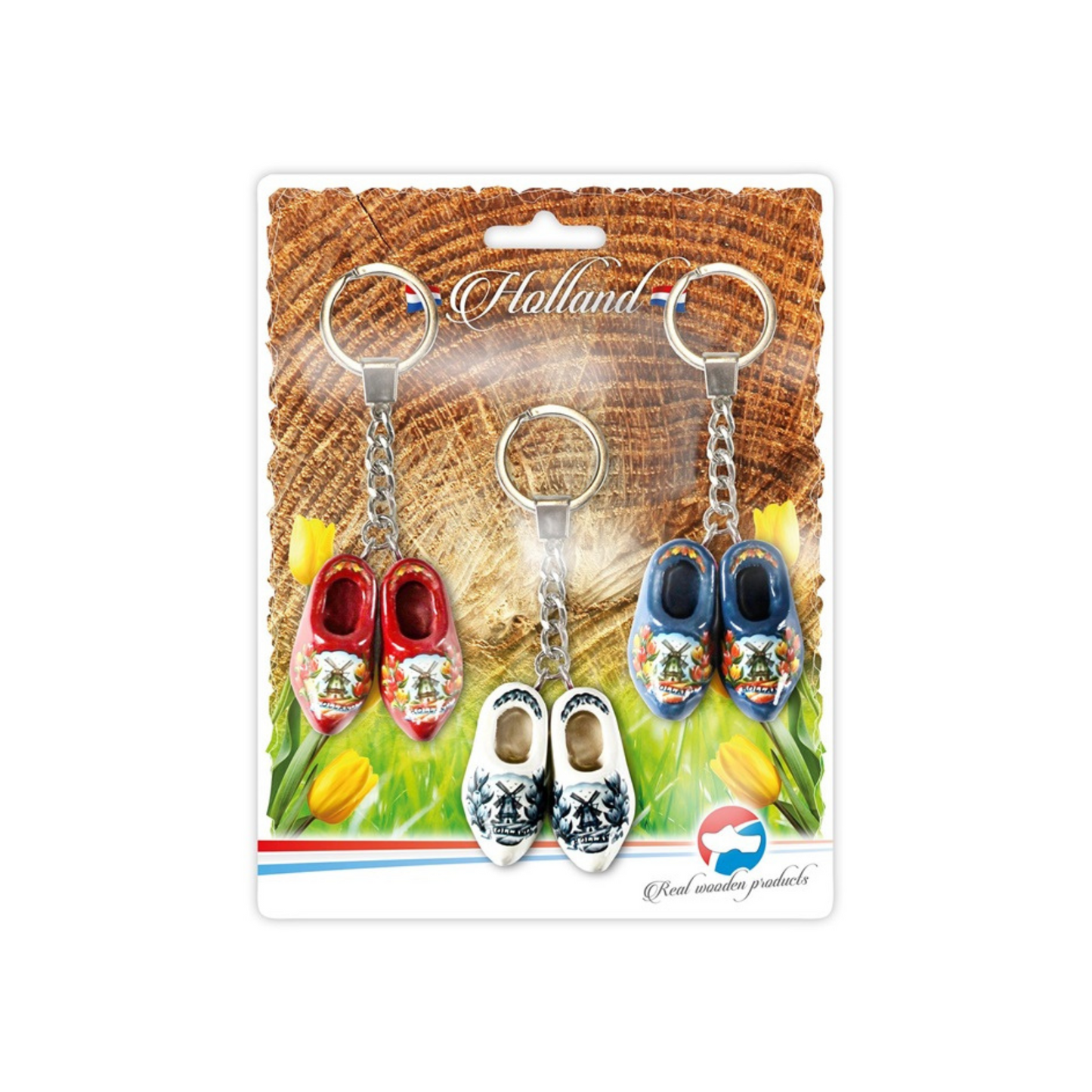 sleutelhanger rood wit blauw holland nederland nederlandse vlag donkerrood uitgeefcadeau deelcadeau kado goedkoop kado cadeauidee kerst sinterklaas klompjes tulpen molen hout Deze klompen sleutelhanger set is perfect als cadeau voor vrienden of familie. De kleuren zijn prachtig en ze zullen zeker opvallen wanneer je ze uitdeelt. De sleutelhangers zijn ook betaalbaar, dus je hoeft niet veel te spenderen om ze te krijgen. De set bestaat uit verschillende leuke kleuren!