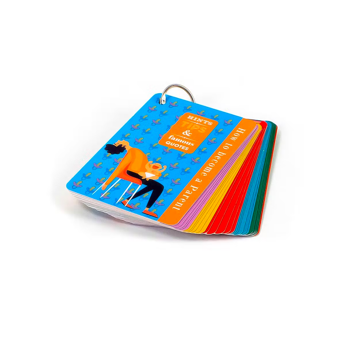 Deze unieke cadeauset bevat een paar hoogwaardige babysokjes voor als alle andere vies zijn. Bovendien is het gevuld met meer dan 25 kaarten die praktische tips en richtlijnen bieden, waardoor die late avonden/vroege ochtendvoedingen een beetje leuker worden.