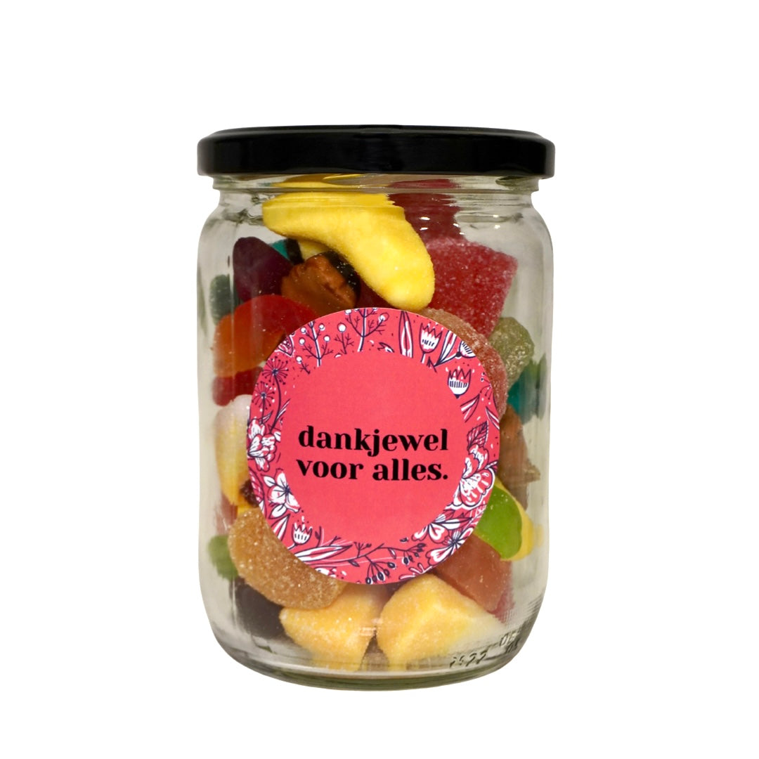 snoeppot candy jar altijd goed cadeau