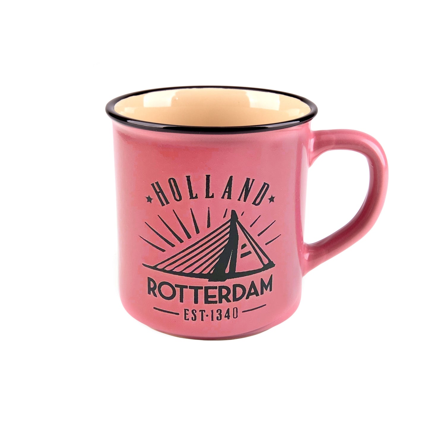 rotterdam roffa 010 sleutelhanger euromast erasmus nederland the netherlands holland sleutelhanger souvenirs cadeau idee rotterdammer feyenoord zuid holland mok erasmusbrug De Rotterdam Mok is perfect als cadeau of souvenir. De mok is gemaakt van topkwaliteit aardewerk en is gegoten in een mooie roze kleur. Het ontwerp is uniek en heeft een leuke tekst op de voorkant.