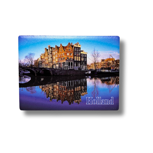 holland magneten magneet koelkastmagneet amsterdam delfts blauw molen tulp koe typisch hollands souvenir holland souvenir nederland amsterdam rotterdam kussend paar delftsblauw kado cadeau idee kado voor toerist klompen oranje klomp grachten fiets brug