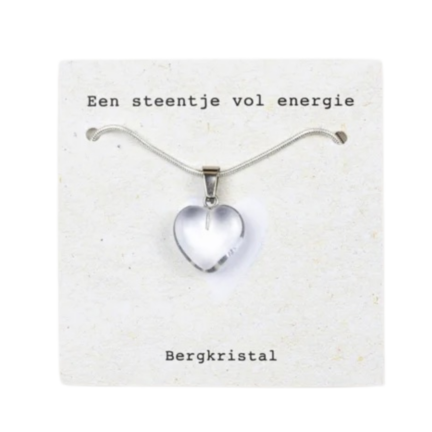 bergkristal clear quartz zuiverend kristal crystals echte kristal roze hartjes ketting hart heart zilver cadeau idee creatief kado origineel goedkoop makkelijk voor iedereen vrouw man kind vriendin vriend bescherming