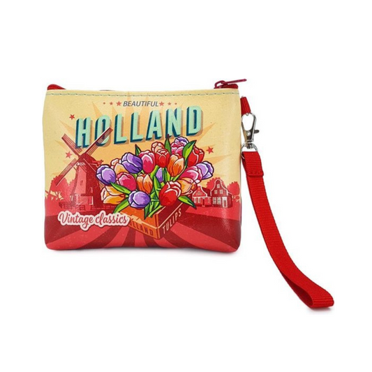 kussend paar wieken kleur molen windmolen wieken holland the netherlands delfts blue souvenir zuid holland amsterdam rotterdam den haag utrecht cadeau kado holland vintage tulpen molen beautiful holland portemonnee tasje tas Een Holland portemonnee tasje is het perfecte cadeau voor elke gelegenheid. Het tasje is gemaakt van stevig materiaal en is klein maar fijn! Bovendien is het tasje ook nog eens betaalbaar, dus je hoeft niet te veel uit te geven aan een cadeau.